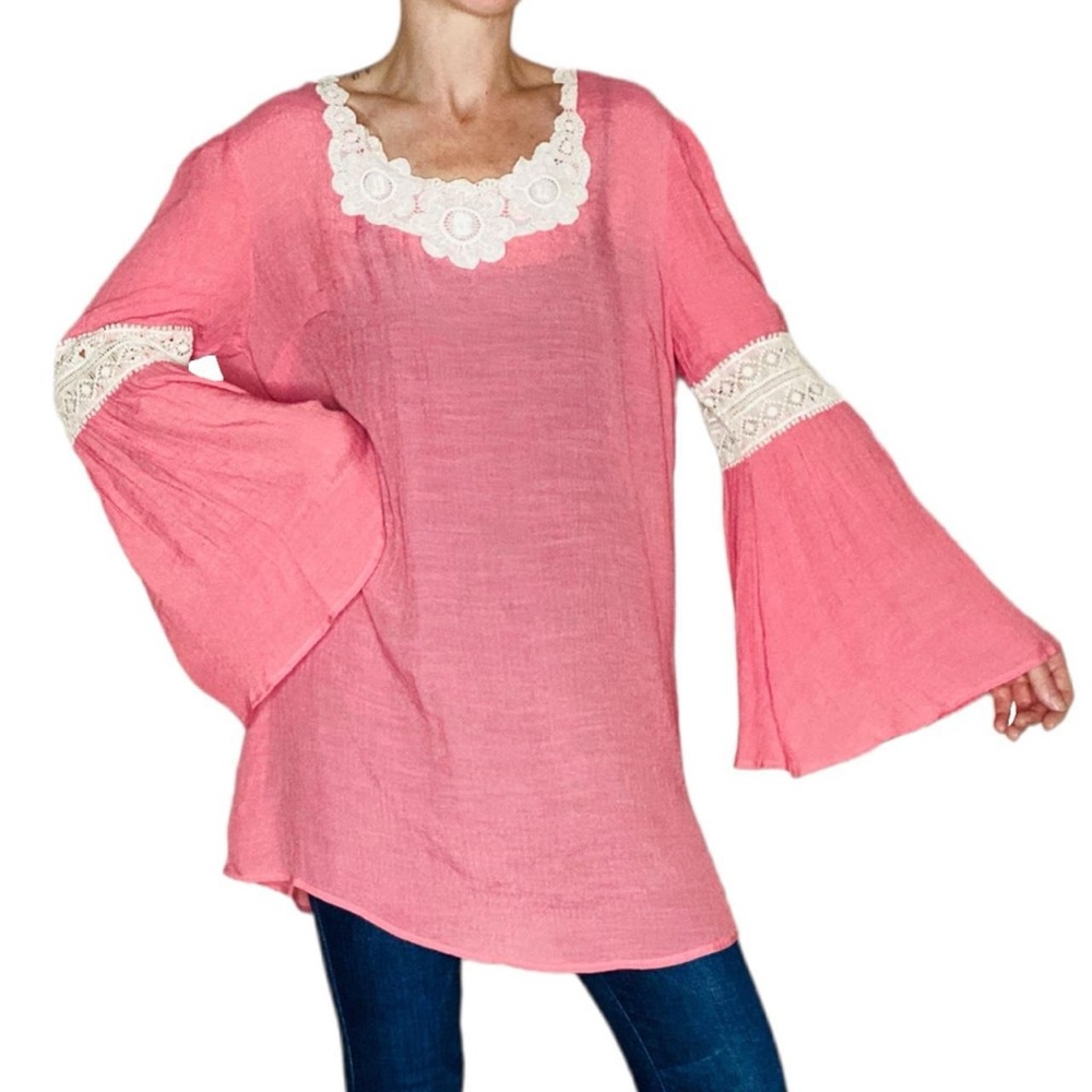 Indigo Soul Ladies Boho Tunic with Embroidery